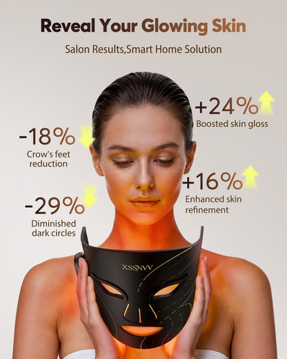 XSSNVV Red Light Therapy LED Face Mask